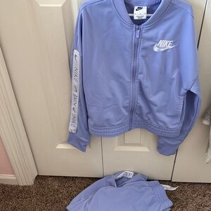 Nike Lavender Jacket and Pants Set